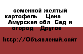 семенной желтый картофель  › Цена ­ 10 - Амурская обл. Сад и огород » Другое   